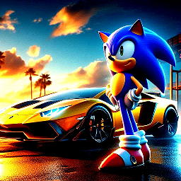 Sonic Run for Lamborghini